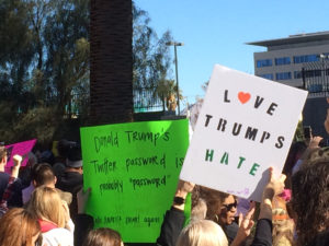 Women's march in Las Vegas, NV. 01/21/17